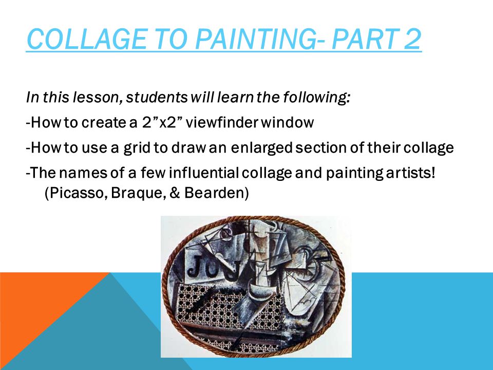 COLLAGE TO PAINTING- PART 2