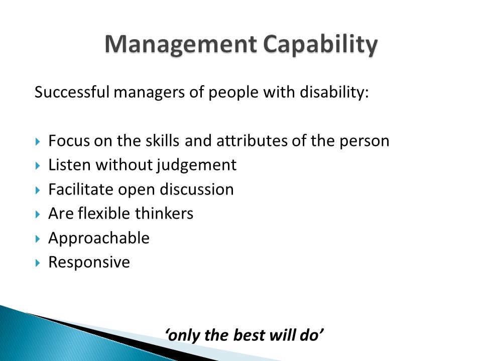 Management Capability