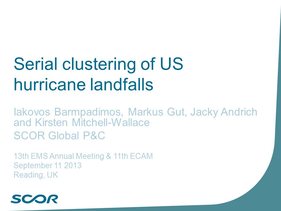 Serial clustering of US hurricane landfalls
