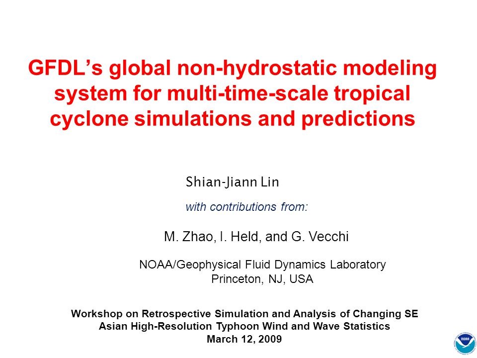 GFDL’s global non-hydrostatic modeling system for multi-time-scale tropical cyclone simulations and predictions