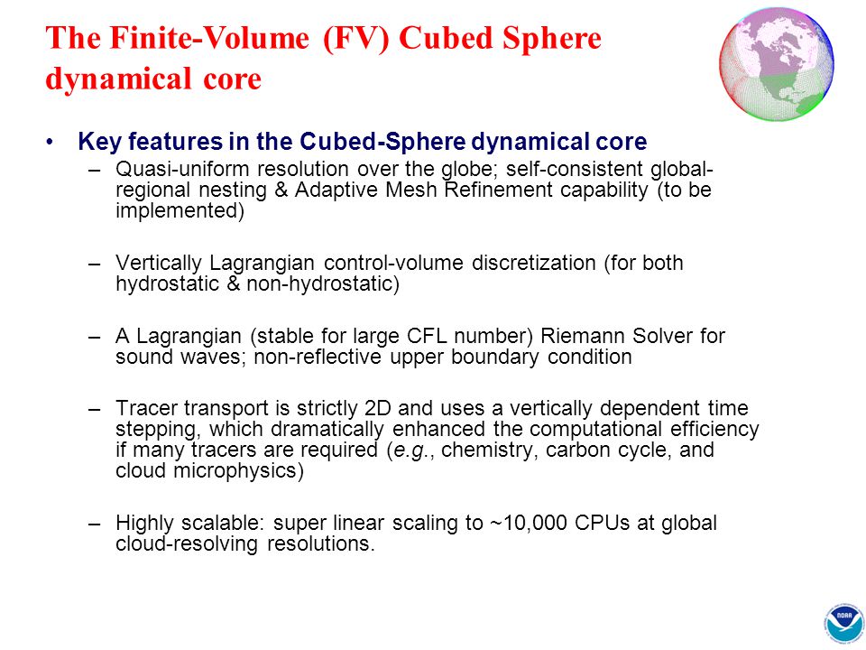 The Finite-Volume (FV) Cubed Sphere dynamical core