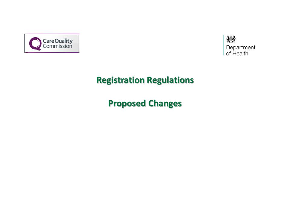 Registration Regulations