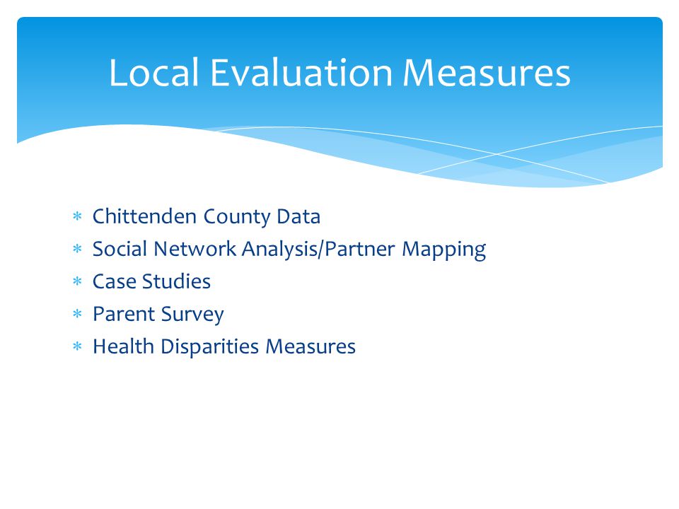 Local Evaluation Measures