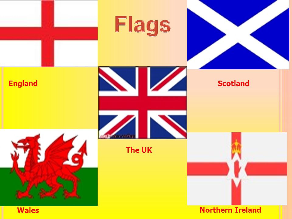 FLAGS Flags England Scotland The UK Wales Northern Ireland