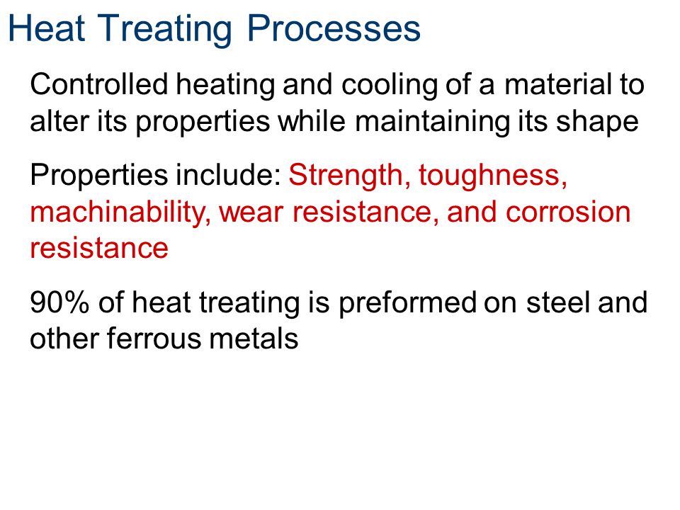 Heat Treating Processes
