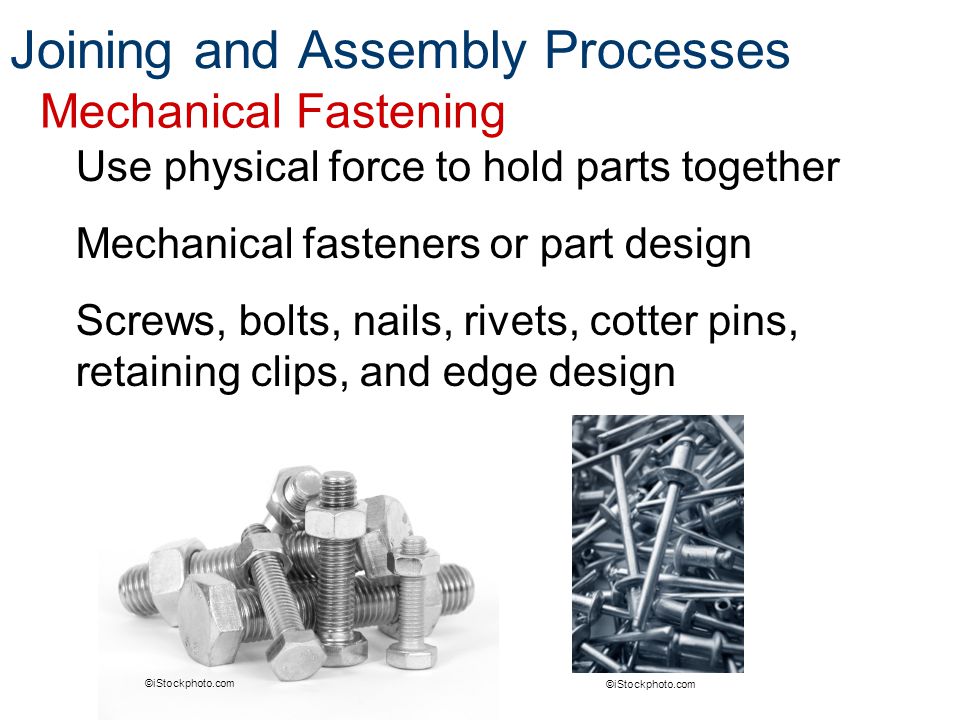 Joining and Assembly Processes