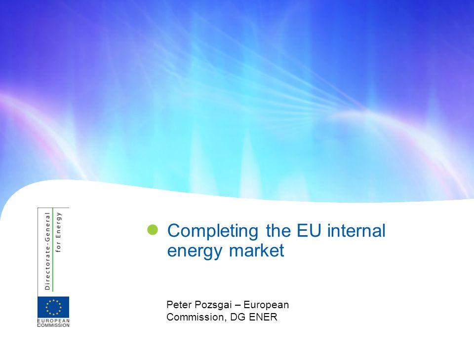 Completing the EU internal energy market