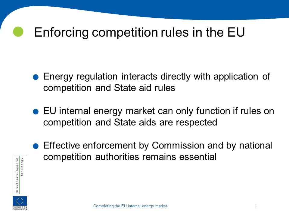 Enforcing competition rules in the EU