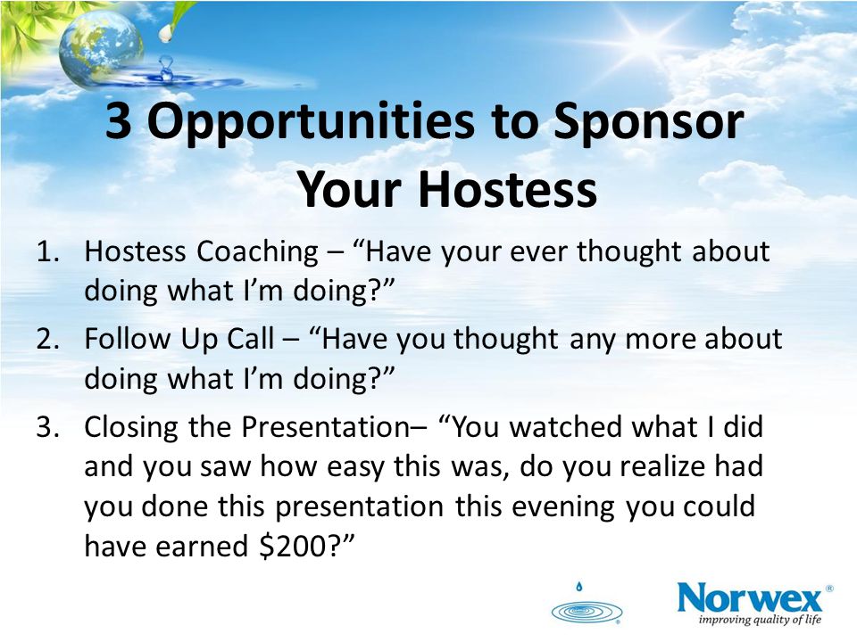3 Opportunities to Sponsor Your Hostess
