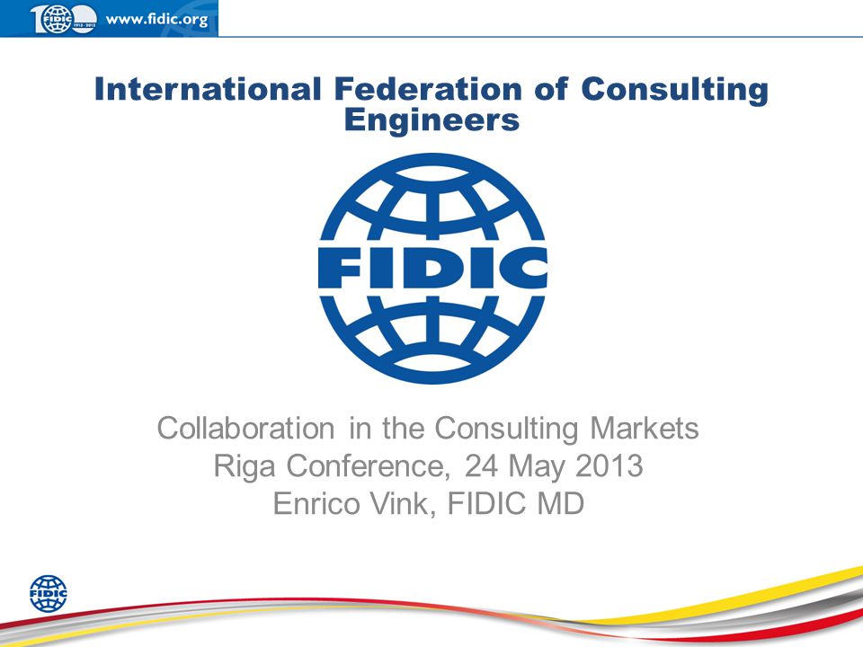 International Federation of Consulting Engineers - ppt video online download
