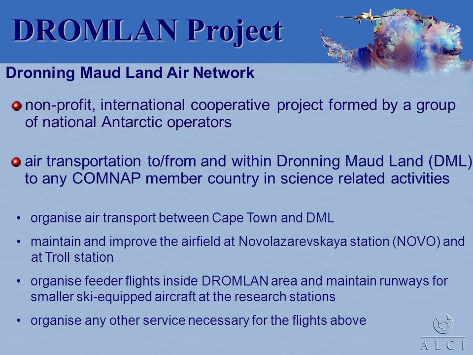 DROMLAN Project Dronning Maud Land Air Network