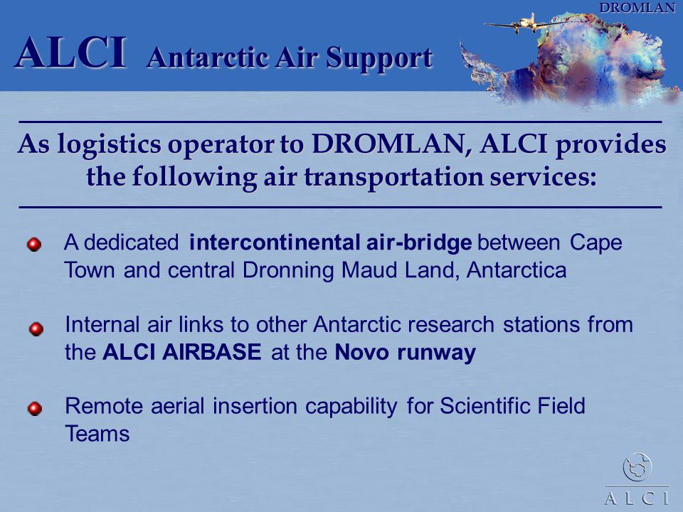 ALCI Antarctic Air Support