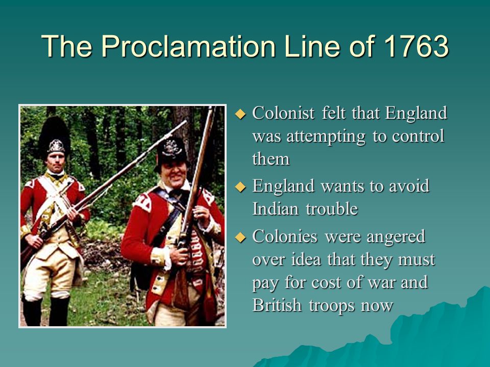 The Proclamation Line of 1763