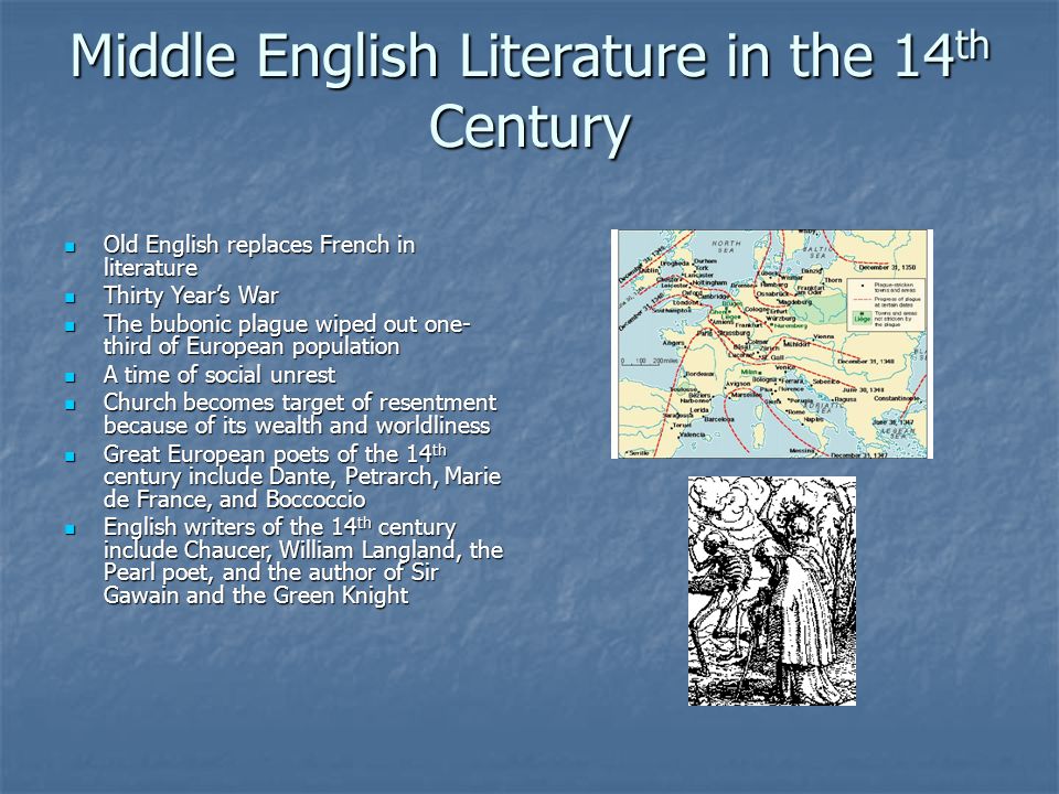 Middle English Literature in the 14th Century