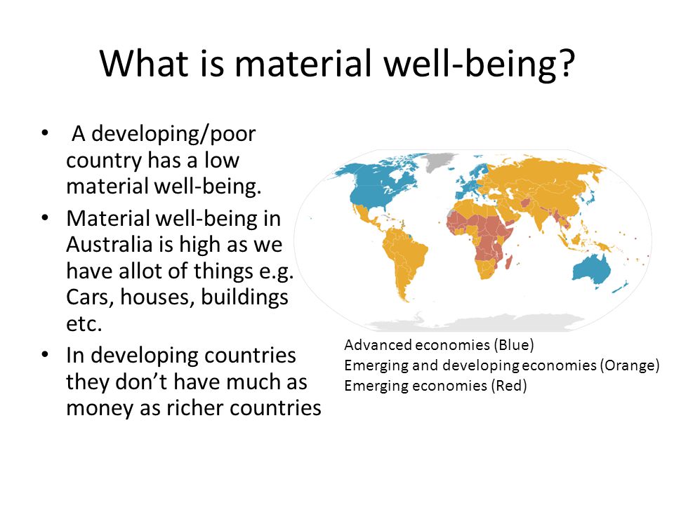 What is material well-being