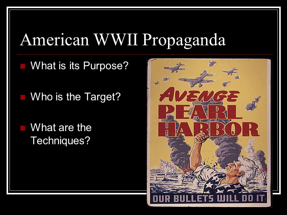 American WWII Propaganda