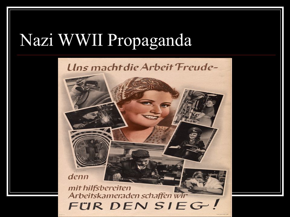 Nazi WWII Propaganda
