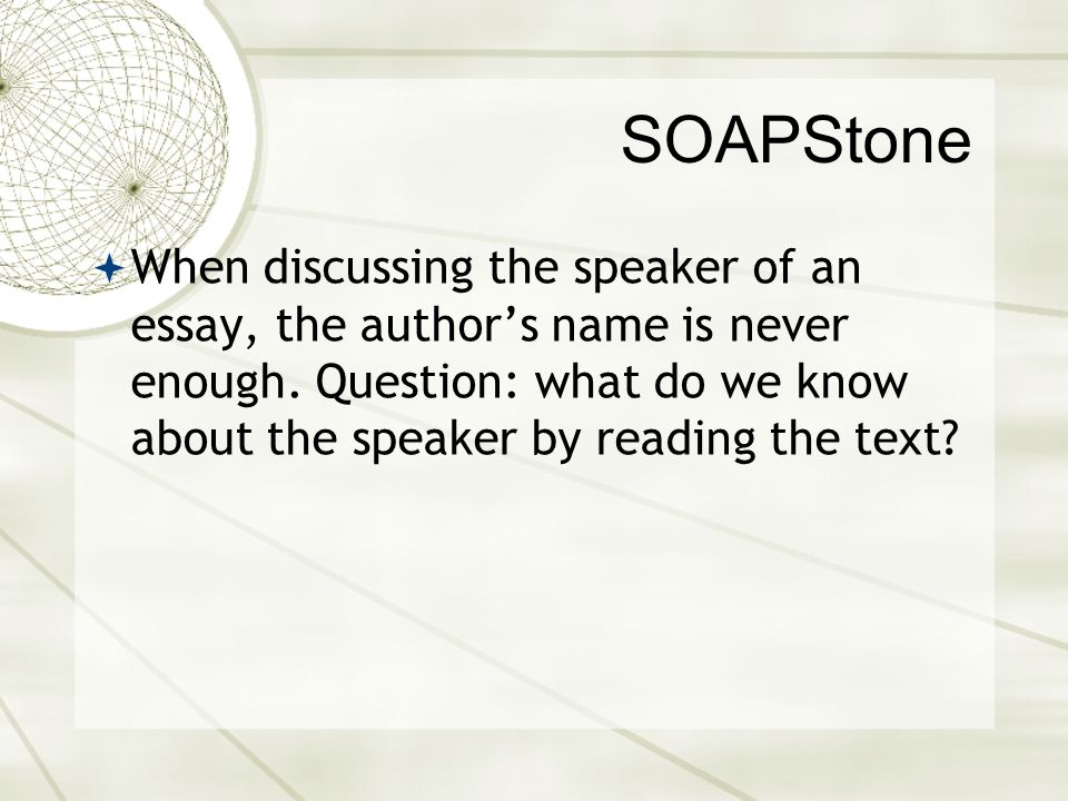 SOAPStone