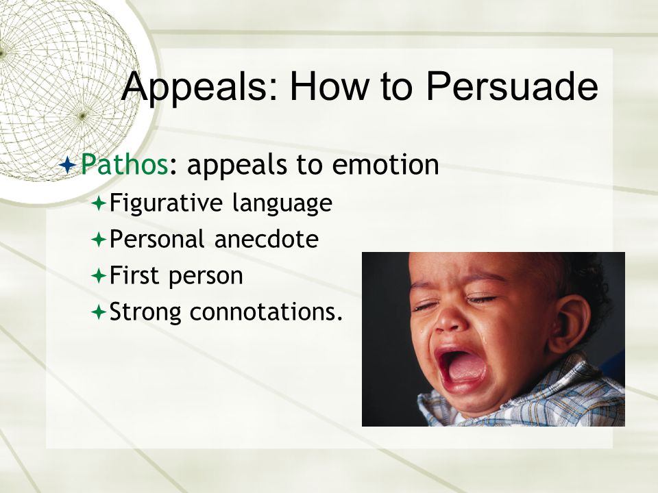 Appeals: How to Persuade