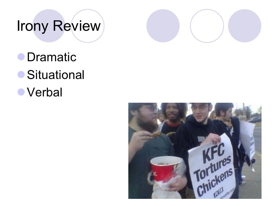 Irony Review Dramatic Situational Verbal