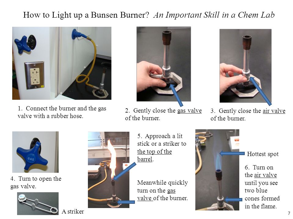 How to Light up a Bunsen Burner An Important Skill in a Chem Lab