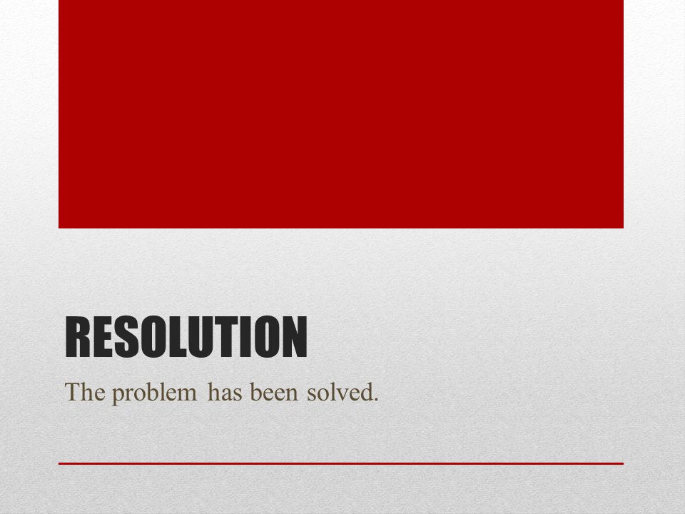 Resolution The problem has been solved.