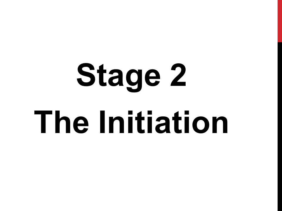 Stage 2 The Initiation