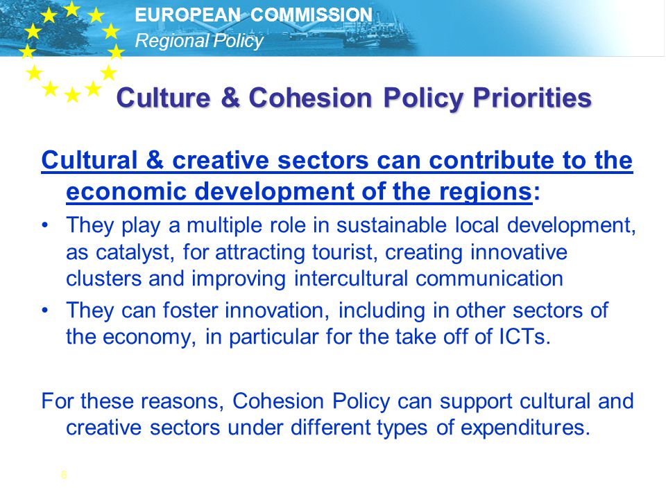 Culture & Cohesion Policy Priorities
