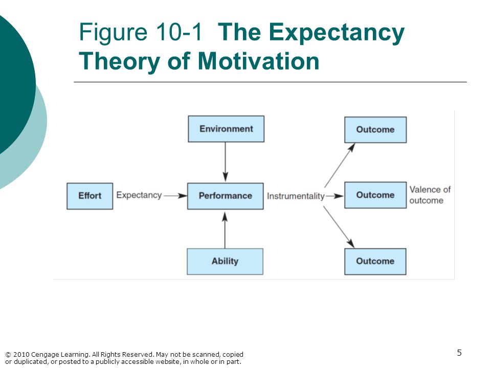 Figure 10-1 The Expectancy Theory of Motivation