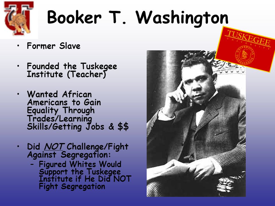 Booker T. Washington Former Slave