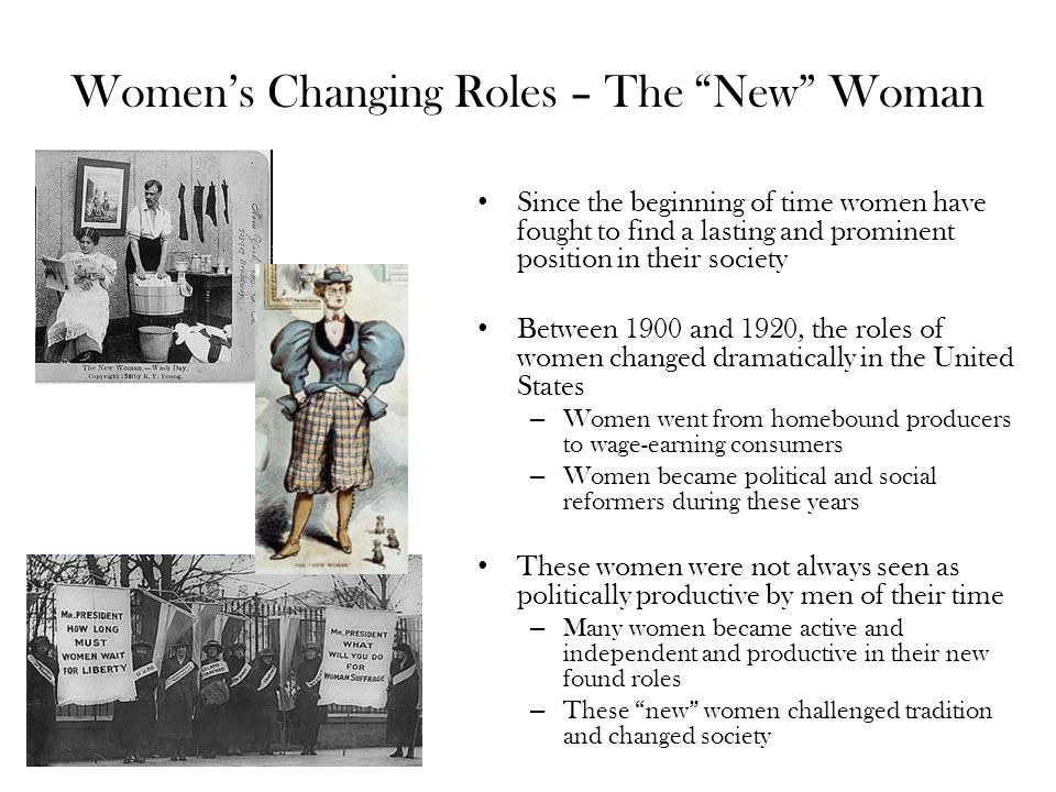 Women’s Changing Roles – The New Woman