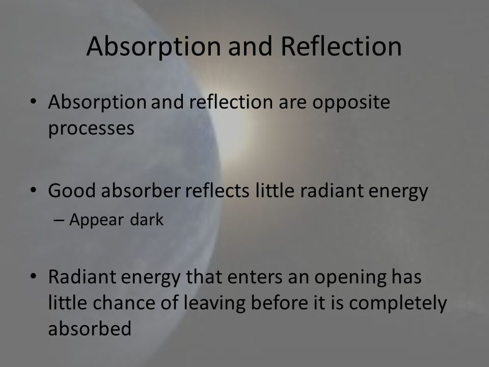 Absorption and Reflection
