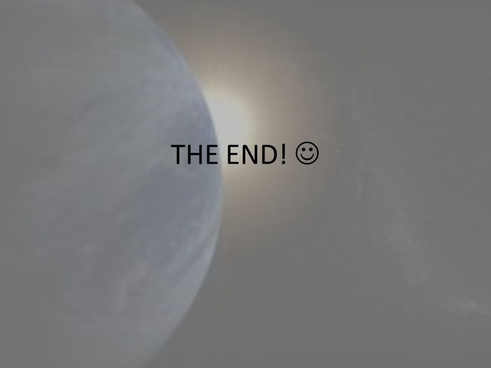 THE END! 