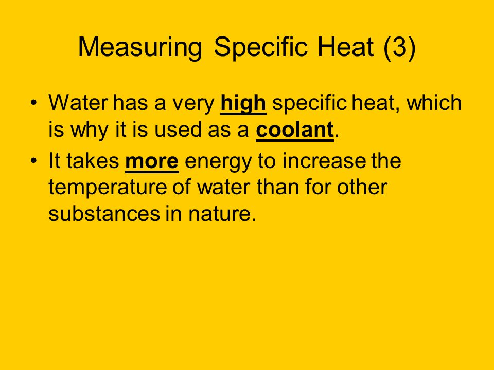 Measuring Specific Heat (3)