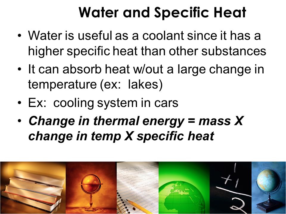 Water and Specific Heat