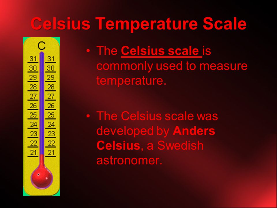 Celsius Temperature Scale