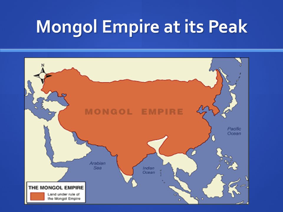 Mongol Empire at its Peak