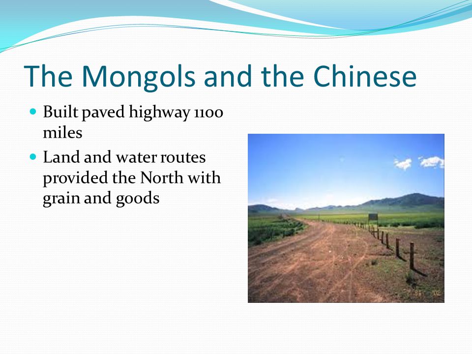 The Mongols and the Chinese