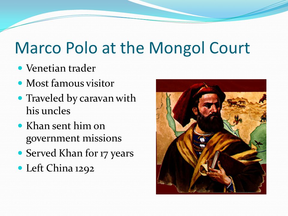 Marco Polo at the Mongol Court