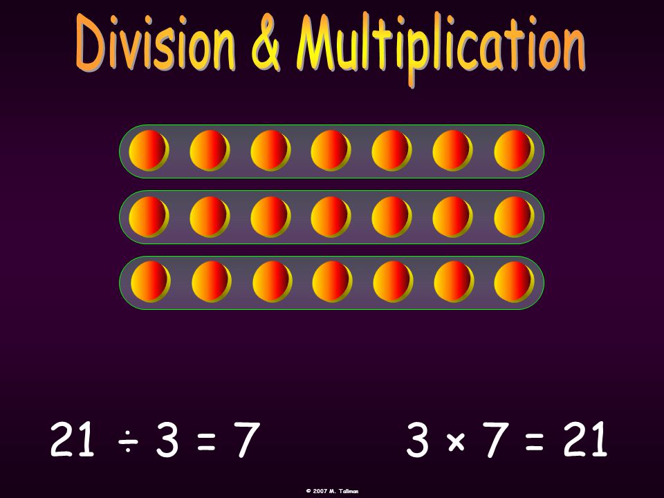 Division & Multiplication