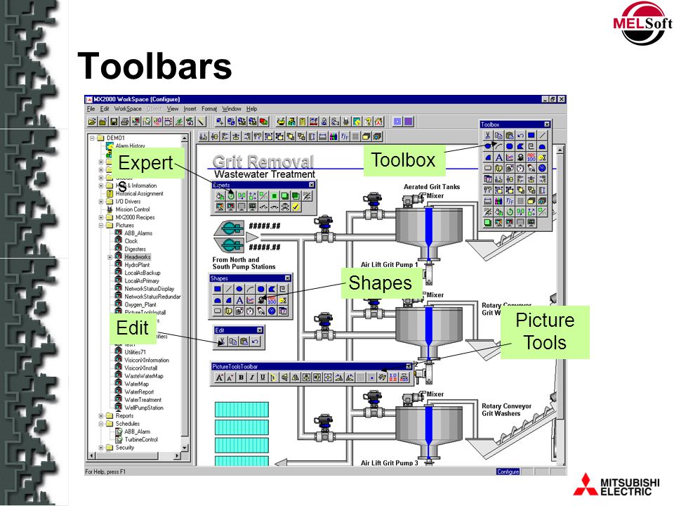 Toolbars Toolbox Experts Shapes Picture Tools Edit