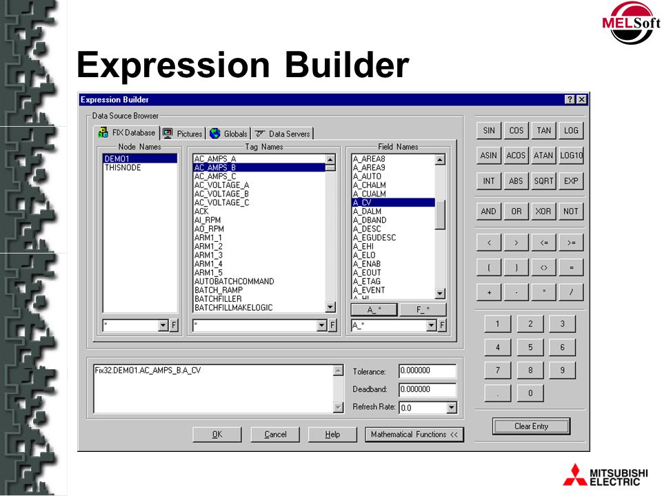 Expression Builder Expression builder lets you do calculations very easily