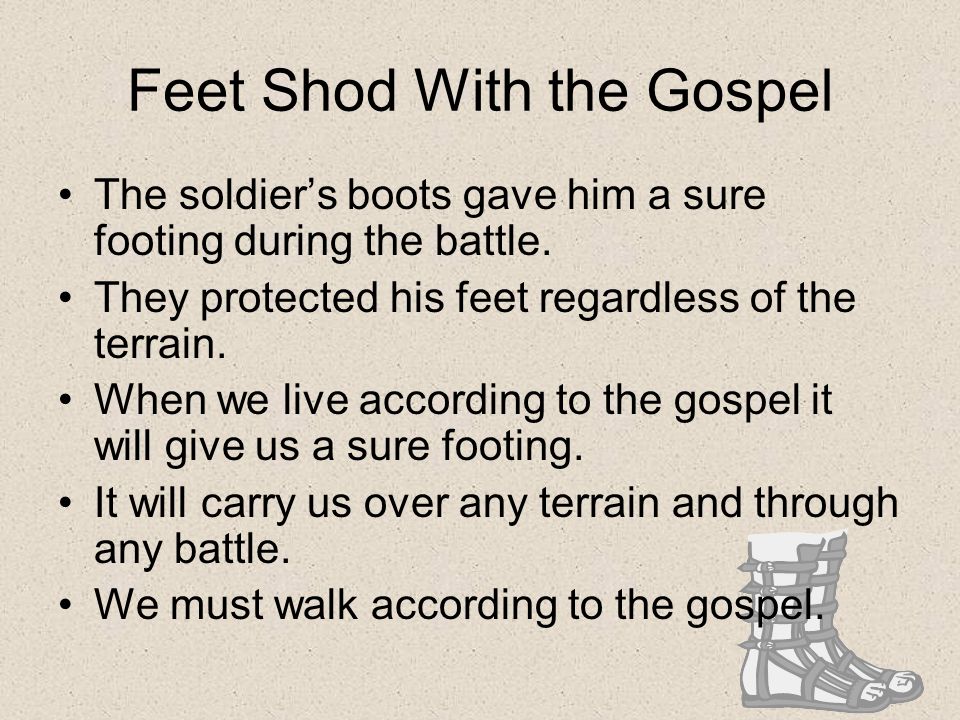 Feet Shod With the Gospel