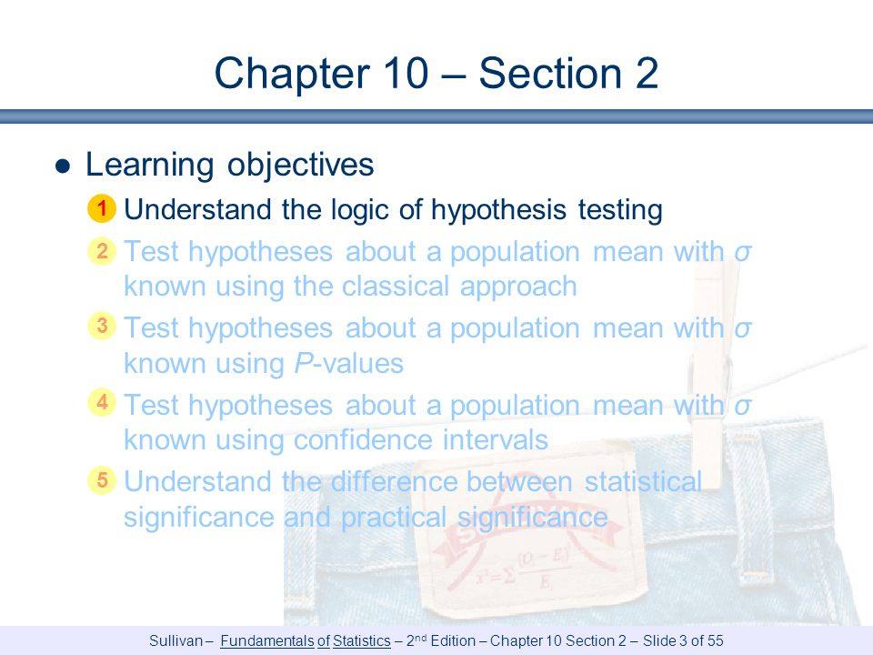 Chapter 10 – Section 2 Learning objectives