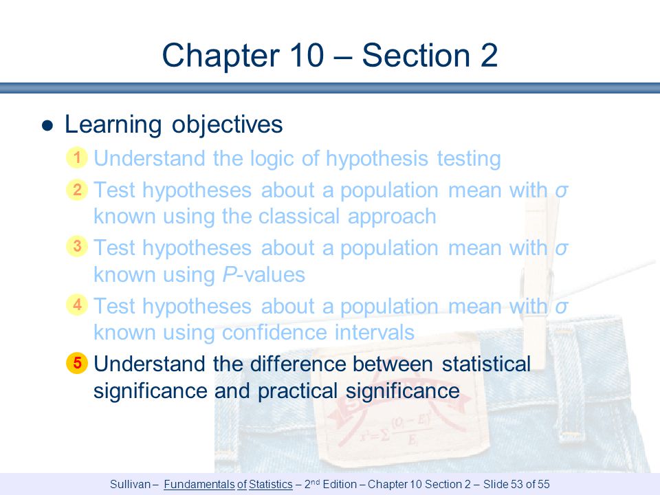 Chapter 10 – Section 2 Learning objectives