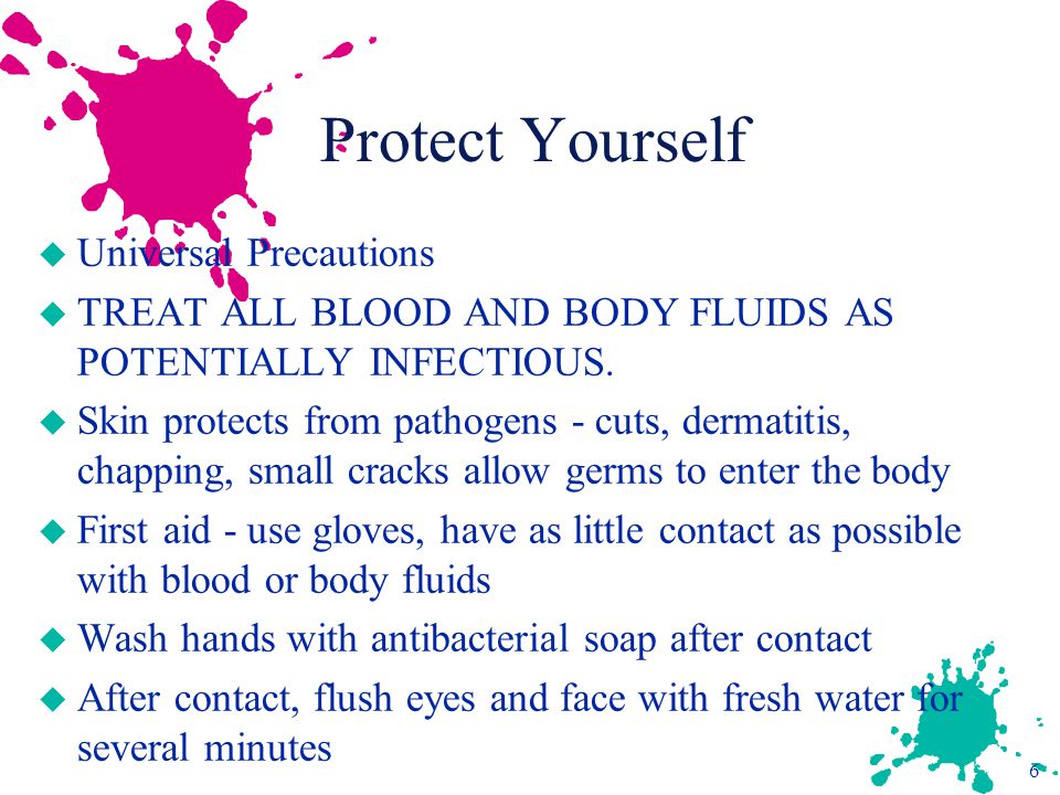 Protect Yourself Universal Precautions
