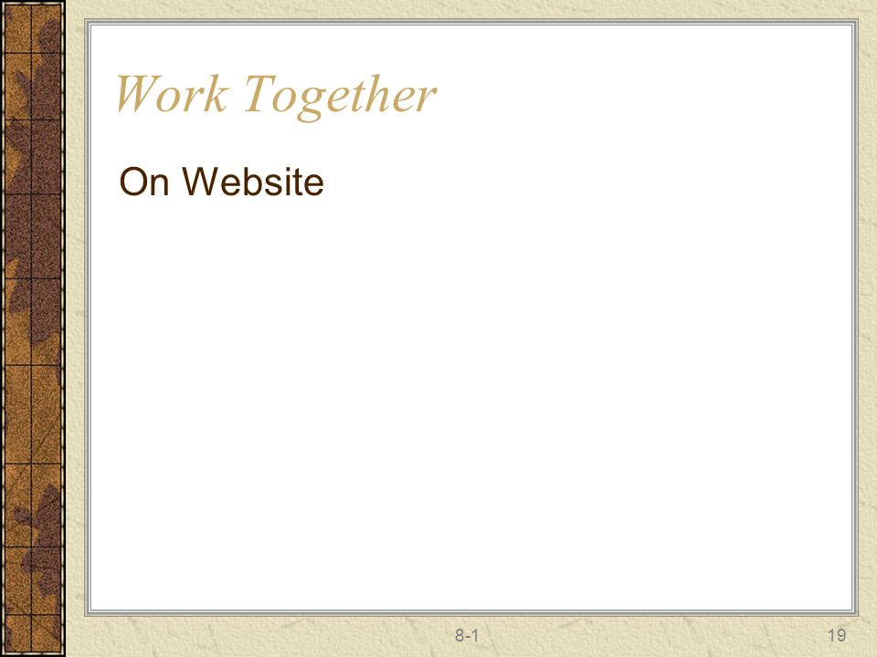 Work Together On Website 8-1