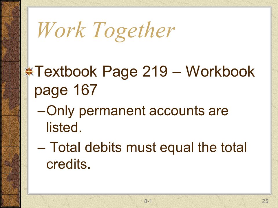 Work Together Textbook Page 219 – Workbook page 167