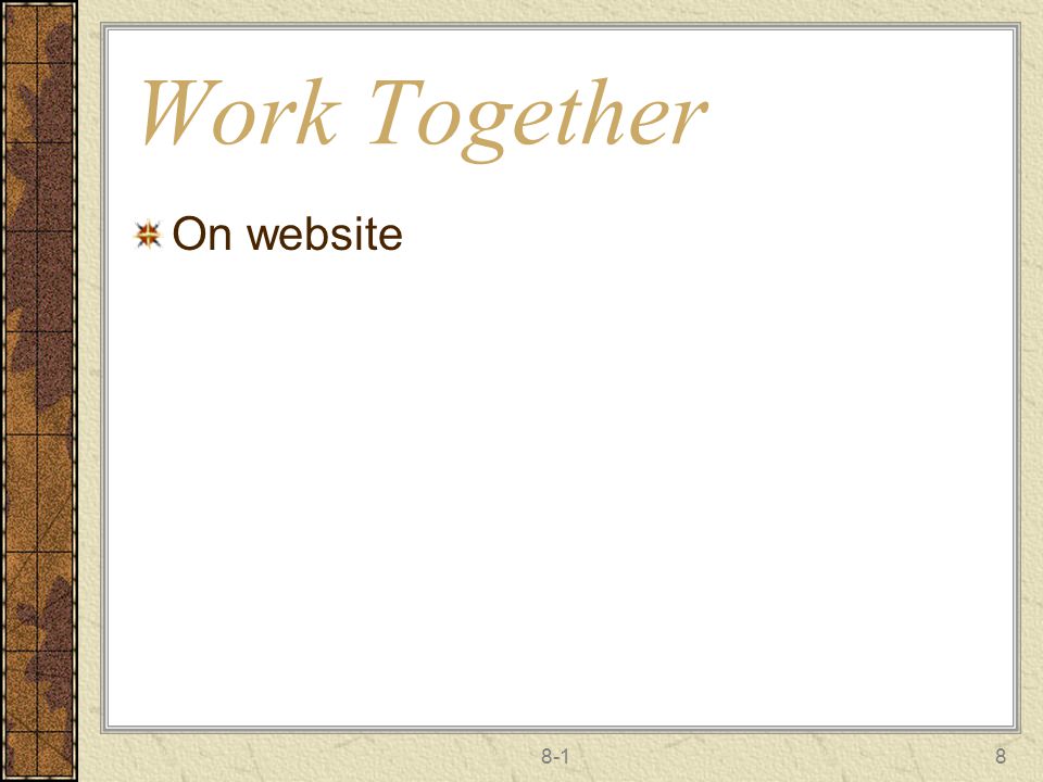 Work Together On website 8-1