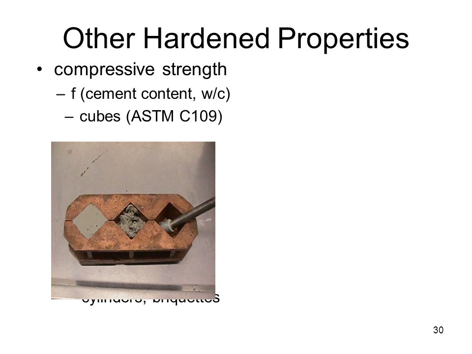 Other Hardened Properties